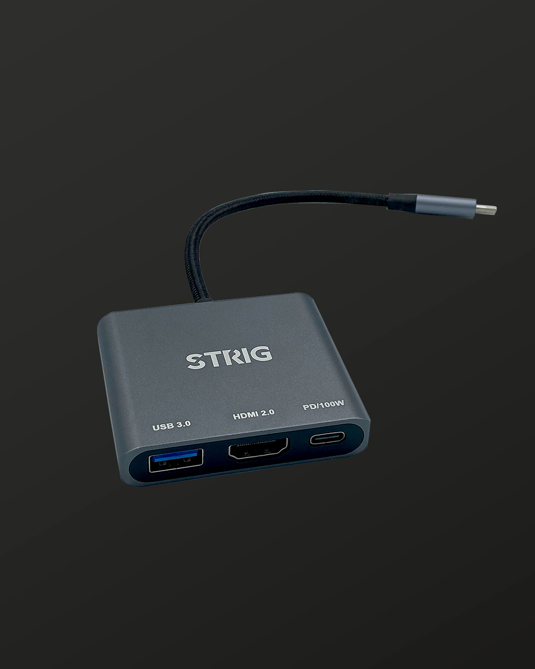 Hub Strig Hd301 Usb C A Pd + Usb 3.0 + Hdmi 4k 60hz - Imagen 4