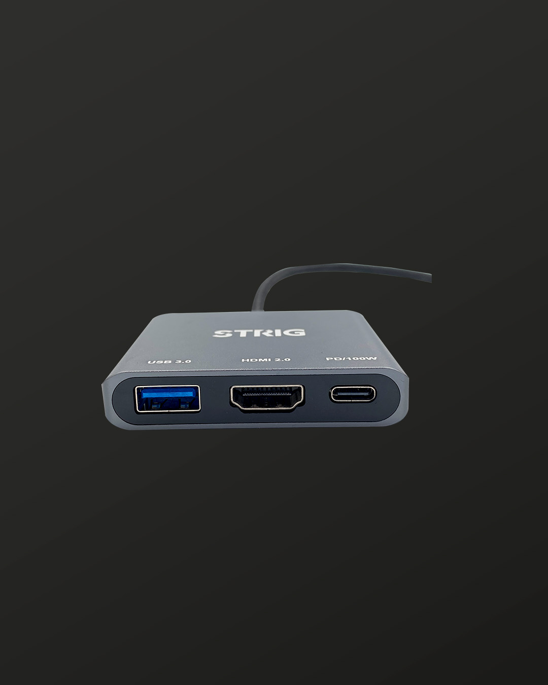 Hub Strig Hd301 Usb C A Pd + Usb 3.0 + Hdmi 4k 60hz
