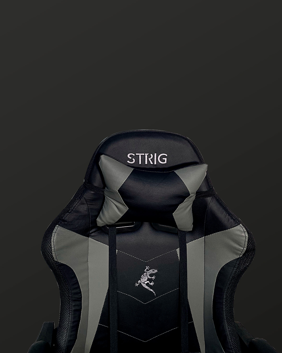 Silla Gaming Strig Color Negro Con Rgb - Imagen 4